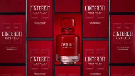 givenchy l'interdit rouge 80|givenchy interdit rouge ultime.